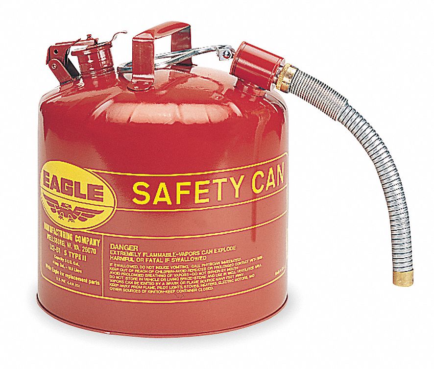 Type II Safety Can,Red,5 gal