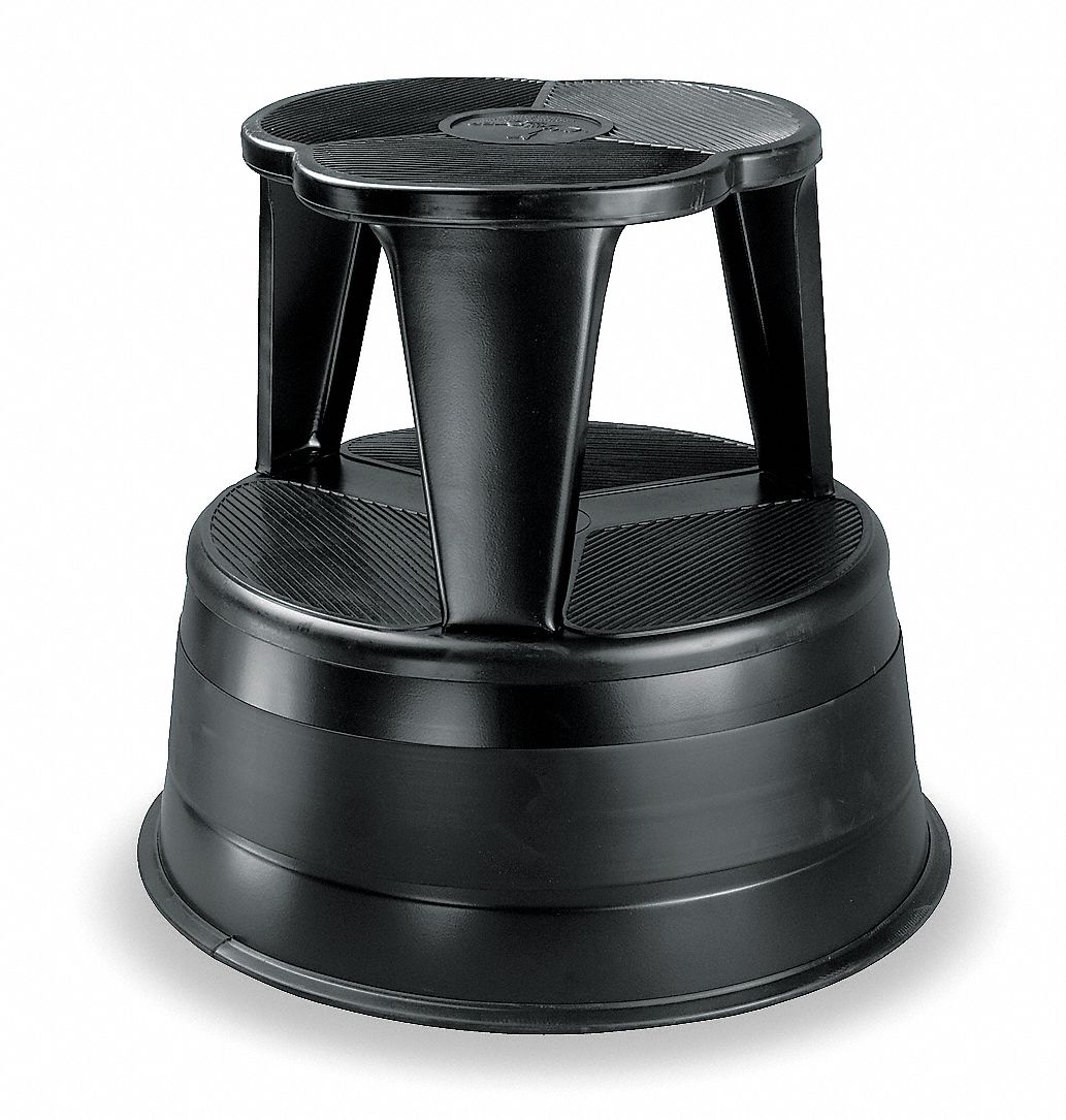 E7784 Office Step Stool 14-1/2in H 350lb Steel