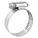 WORM GEAR HOSE CLAMP, 201 SS, PERFORATED BAND, 11/16 IN TO 1½ IN CLAMPING DIAMETER, 10 PK