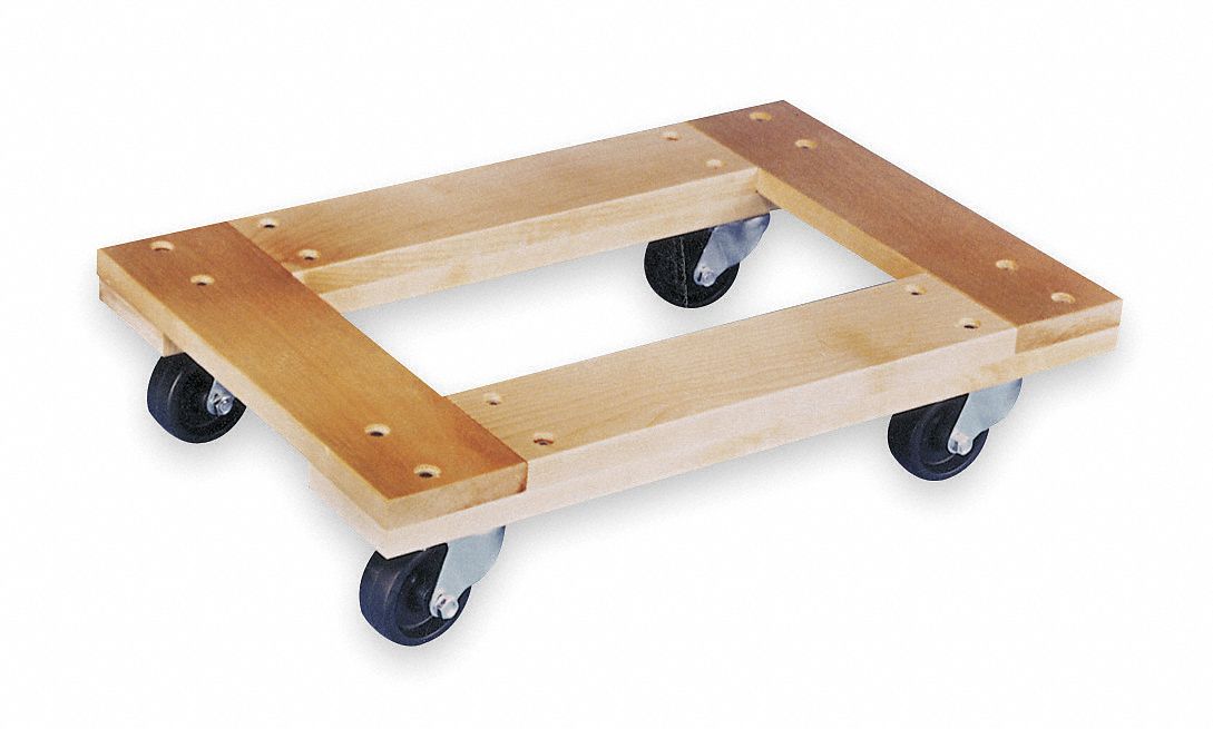 General Purpose Dolly, 1000 lb Load Capacity - Grainger