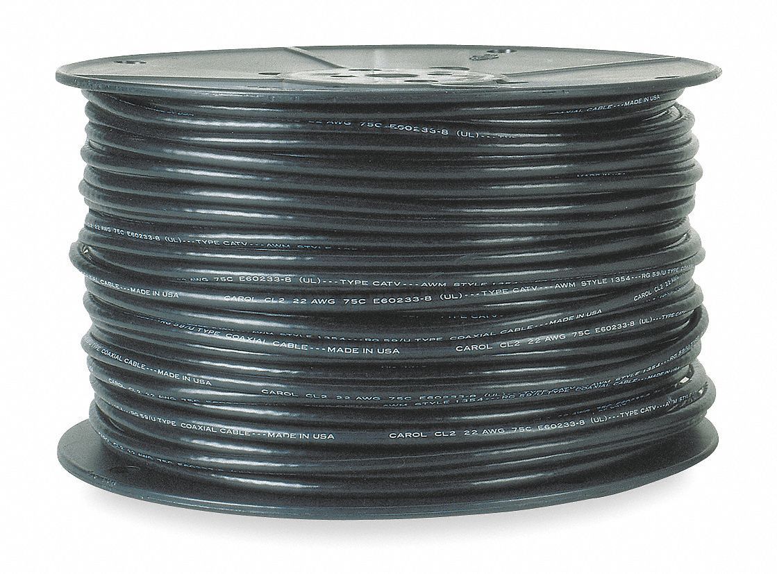 Communication Cable: 1, 000 ft Cable Lg, 41 Strands, 18 AWG, Audio Systems/Control Systems