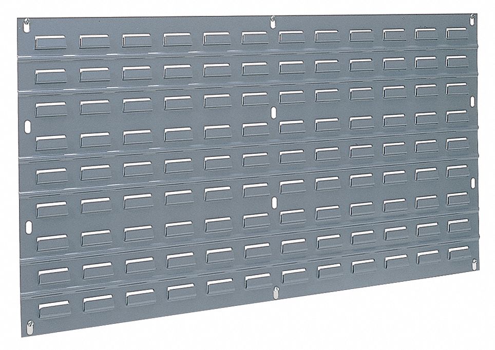 LOUVERED PANEL, 20 IN X 36 IN X 5/16 IN, 1 SIDE, GREY