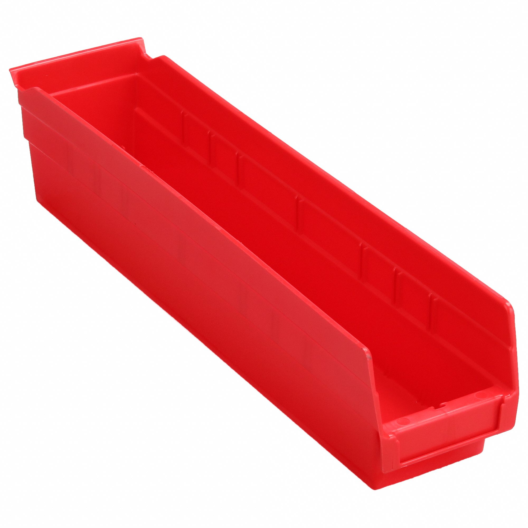 BIN SHELF 17.875 X 4.125 X 4 RED