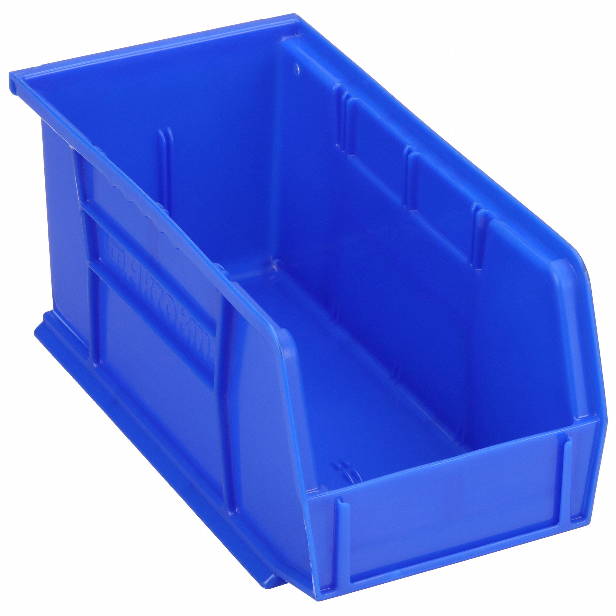 Large Solid Nesting Plastic Bin Boxes , Red / Blue Plastic Storage  Containers Recycling