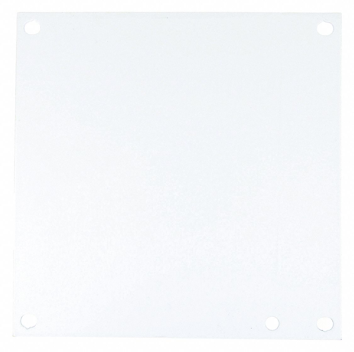 Interior Panel: Back Panel Panel, 6 in Overall Ht, 6 in Overall Wd, Steel, Powder Coated