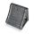 WHEEL CHOCK, CAST IRON, 8⅜ IN OVERALL L, 8½ IN OVERALL W, 7¼ IN OVERALL H, 1 CHOCK