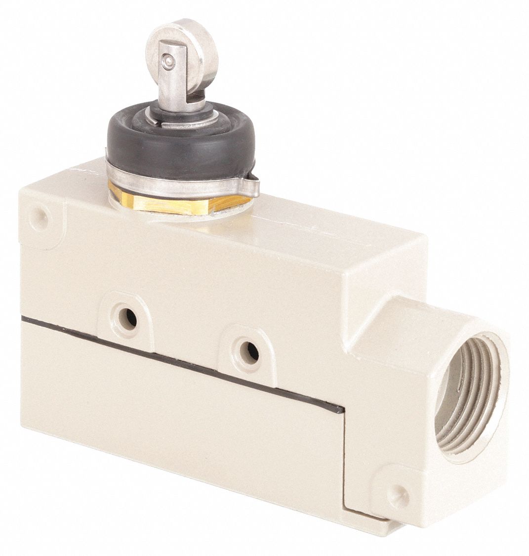 ROLLER PLUNGER LIMIT SWITCH, ROLLER PLUNGER, METALLIC, MOMENTARY, ZE