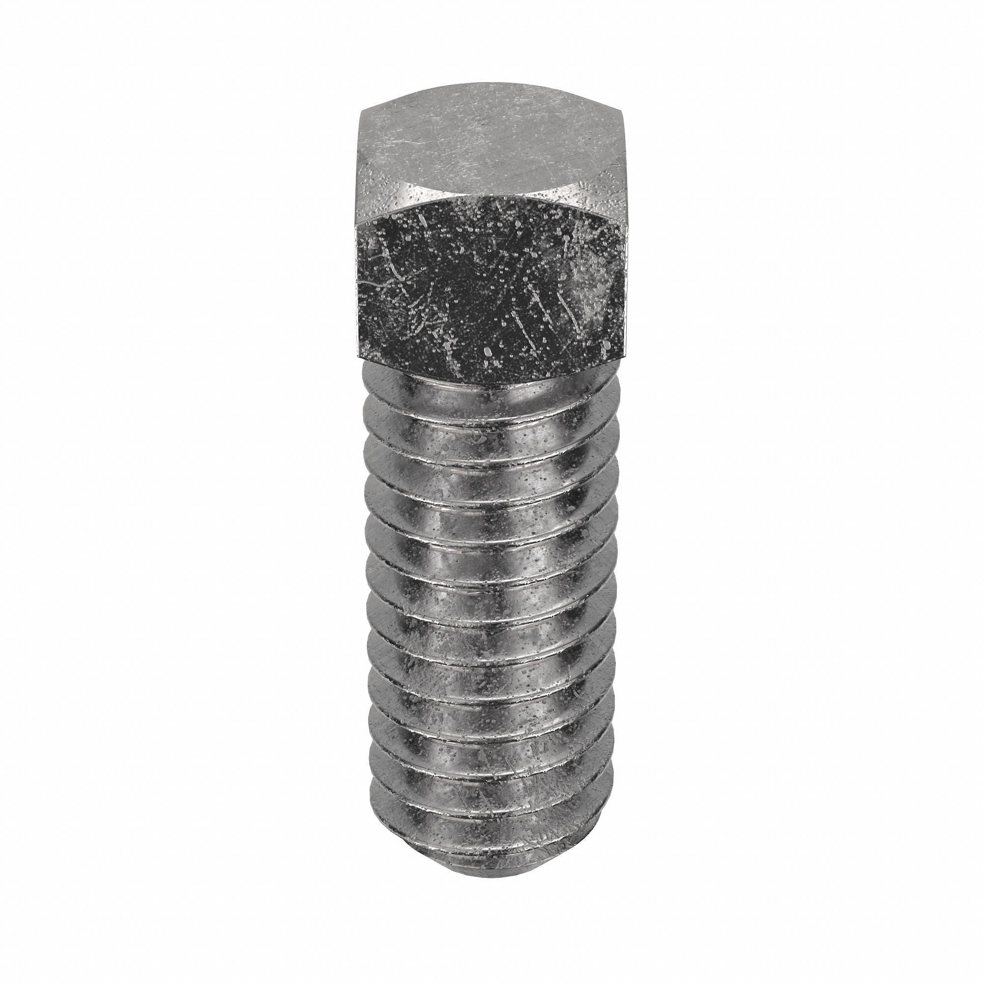 Socket Set Screw: 5/16"-18 Thread Size, 3/4 in Overall Lg, Cup pt, Stainless Steel, Plain, 10 PK