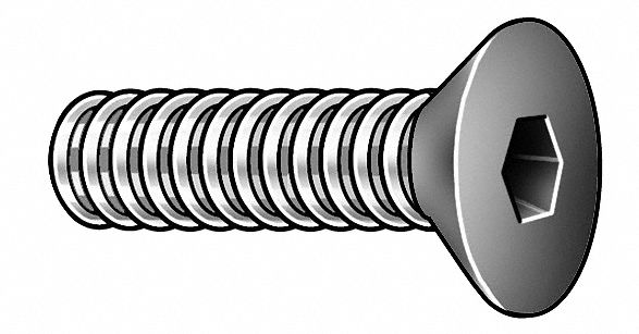 Flat head cap store screw