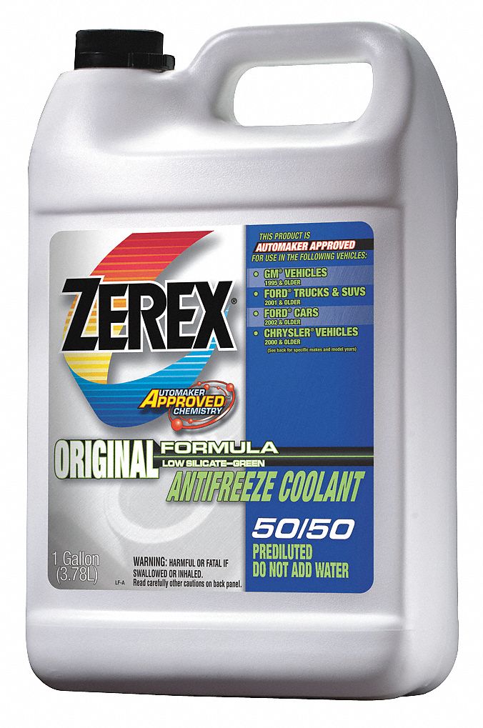 ZEREX Antifreeze Coolant,1 gal.,RTU - 2WCF8|ZXRU1 - Grainger