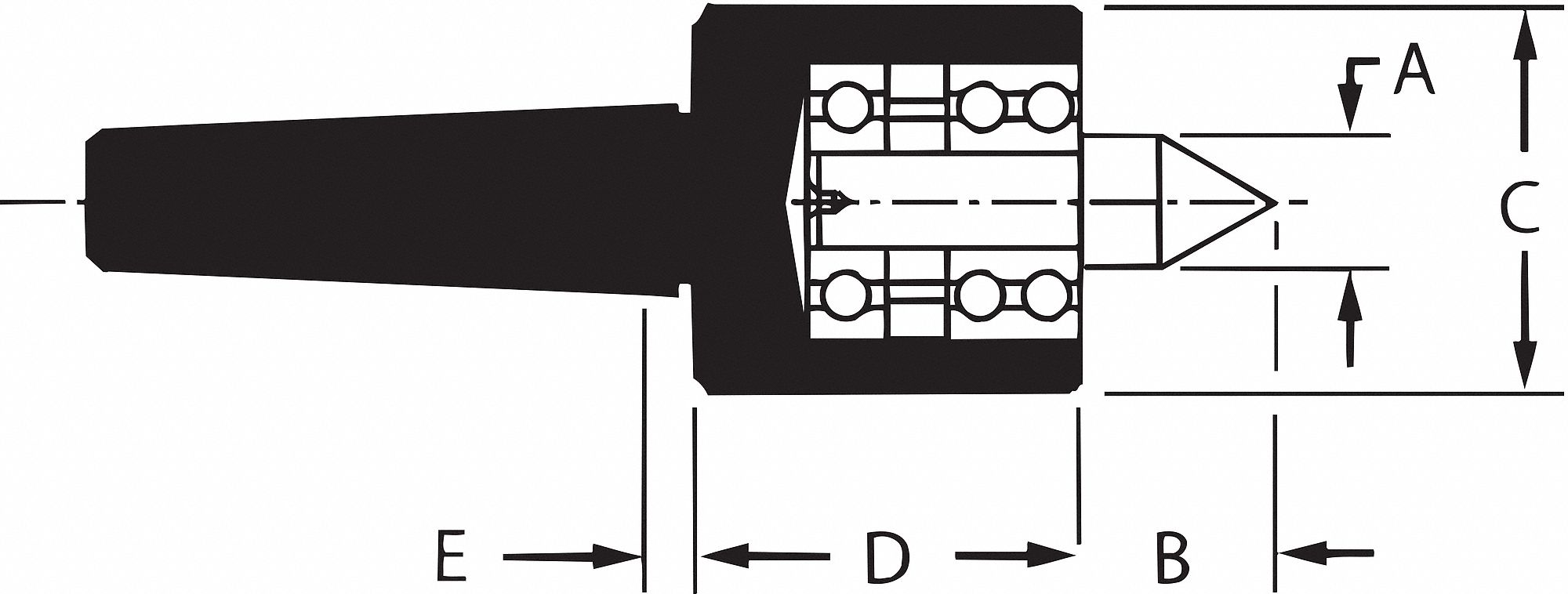 RITEN Punto Giratorio,Trnead y Rctifcad,1100lb - 2WCK3 | 44104 ...