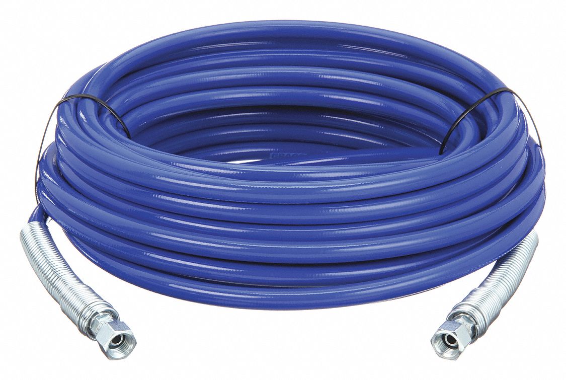 GRACO, 1/4 in Inside Dia, 50 ft Overall Lg, Airless Hose