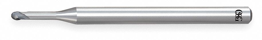 Ball End Mill, Single End, 4.00mm, Carbide