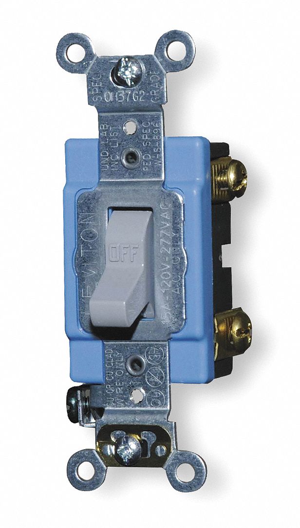 Wall Switch, 2-Pole, Maintained, Toggle - Grainger