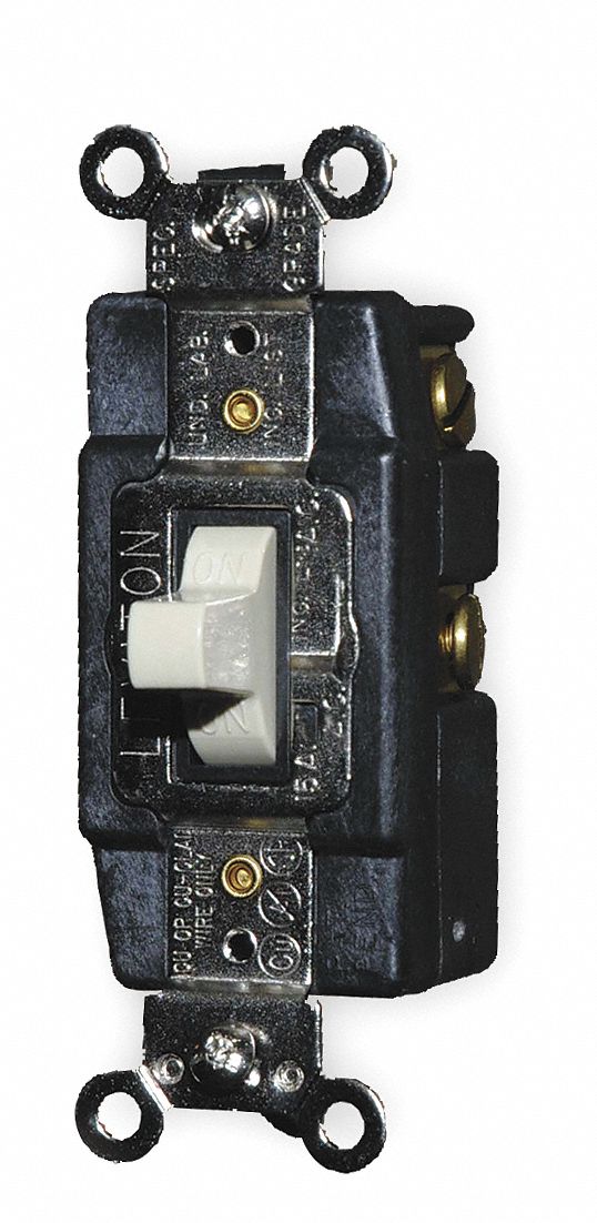 Wall Switch, 2-Pole, 3 Position, Center Off, Maintained, Toggle