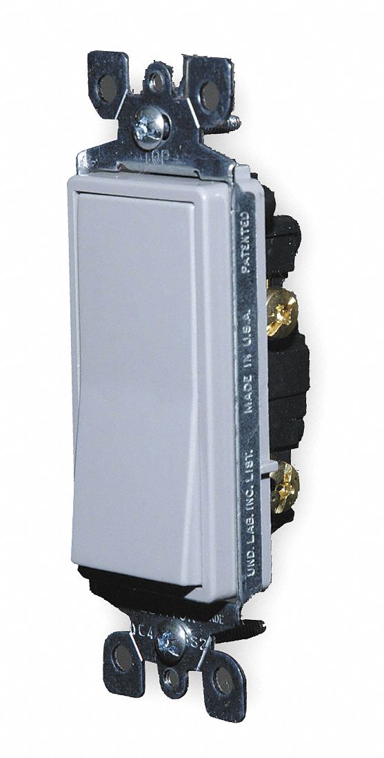 SWITCH DECORATOR 4WAY 15AMP GREY