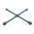 4-WAY LUG WRENCH,SAE AND METRIC