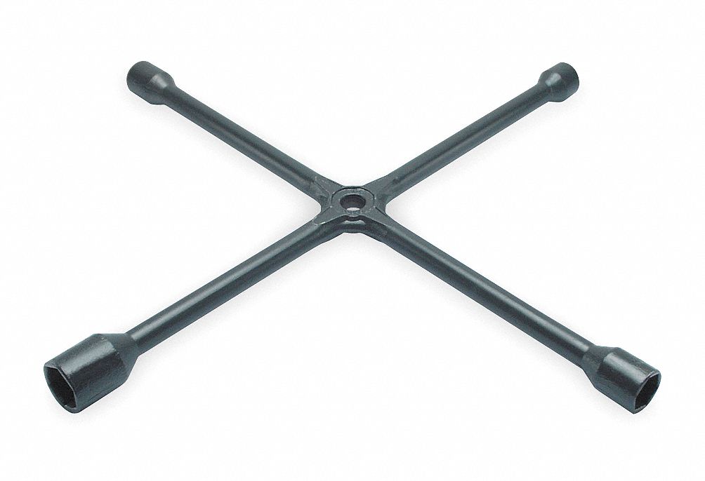 2WEY6 - 4-Way Lug Wrench Drop-Forged Center SAE