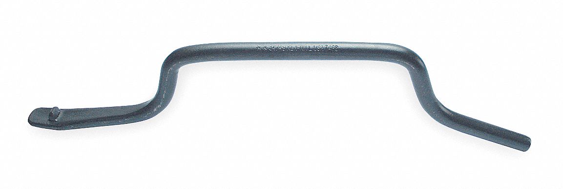 OFFSET MOUNT C BAR, OFFSET MOUNT C BAR, IRON, 22 IN OVERALL L, 3/4 IN STOCK SIZE
