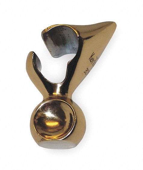 BEAD HOLDING DEVICE, BEAD HOLDER, BRASS, 4½ IN OVERALL L