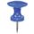 PUSHPIN,3/8 POINT,ASRT,PK100