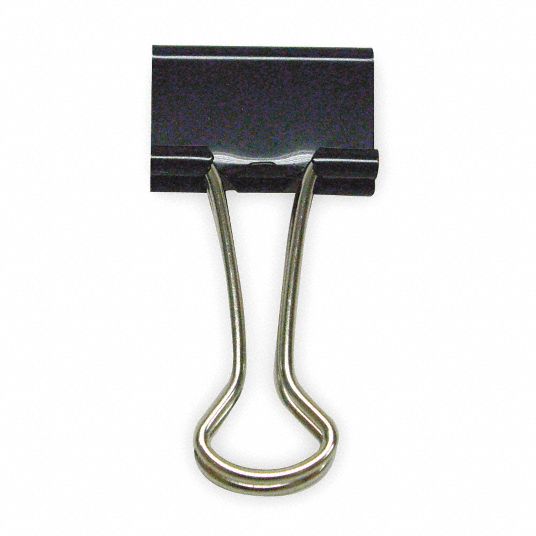 1 1/4 in Size, Metal, Binder Clip - 2WFX6