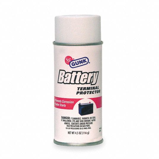 GUNK Battery Terminal Protector, Prem, 4.5 Oz 2WGE3BTP4 Grainger