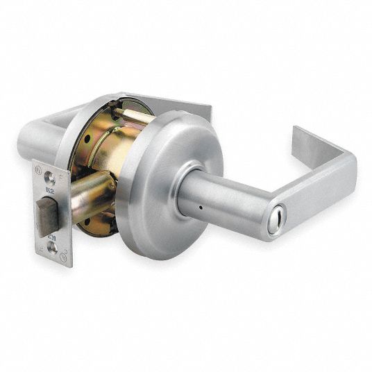 STANLEY Lever Lockset, Mechanical, Standard Duty, Lock is Keyless