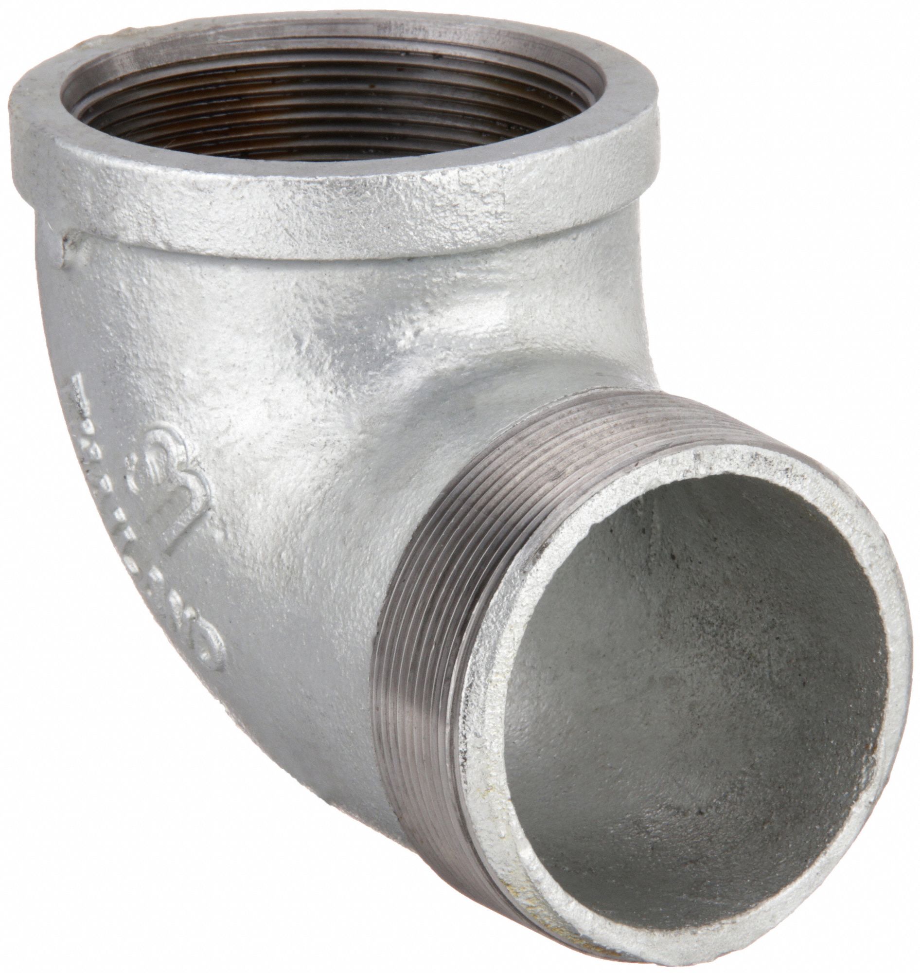 90 °  STREET ELBOW: MALLEABLE IRON, 3 IN X 3 IN, NPT X NPT THREAD, CLASS 150