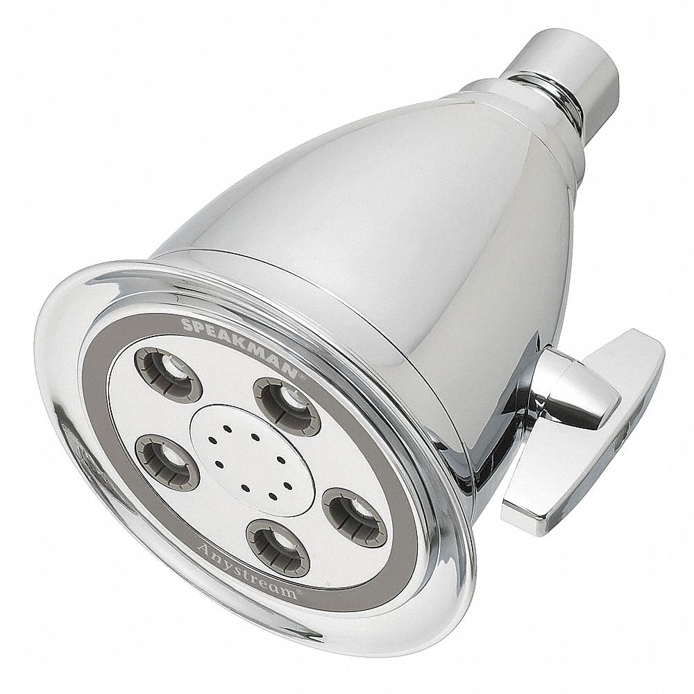 SPEAKMAN Speakman, Wall Mounted, Showerhead, 2.5 gpm, Polished Chrome ...