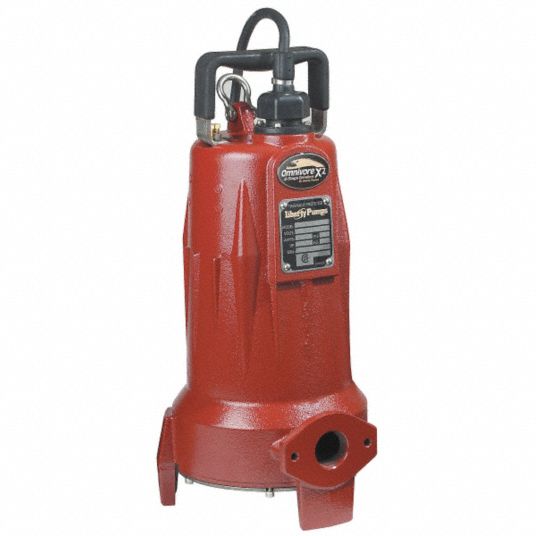 LIBERTY PUMPS Grinder Pump, 2 hp HP, 208 to 230V AC Rated Voltage, No ...