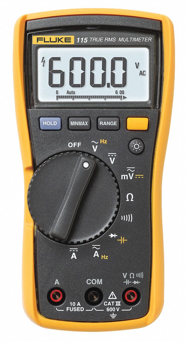 DIGITAL MULTIMETER,6.6 IN H,3.4 IN W