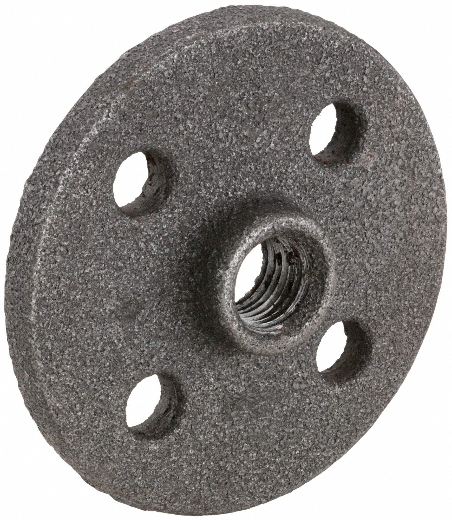 PIPE FLANGE: MALLEABLE IRON, FLOOR FLANGE, 3 IN PIPE SIZE, FLOOR FLANGE, CLASS 150