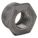 HEX BUSHING: MALLEABLE IRON, ⅜ IN X ½ IN FITTING, MALE NPT X FEMALE NPT, CLASS 150