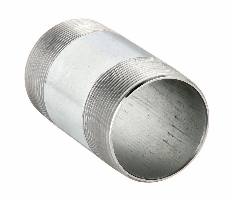 APPROVED VENDOR Niple 3" Acero Galvanizado, 6" Longitud General (Tubo