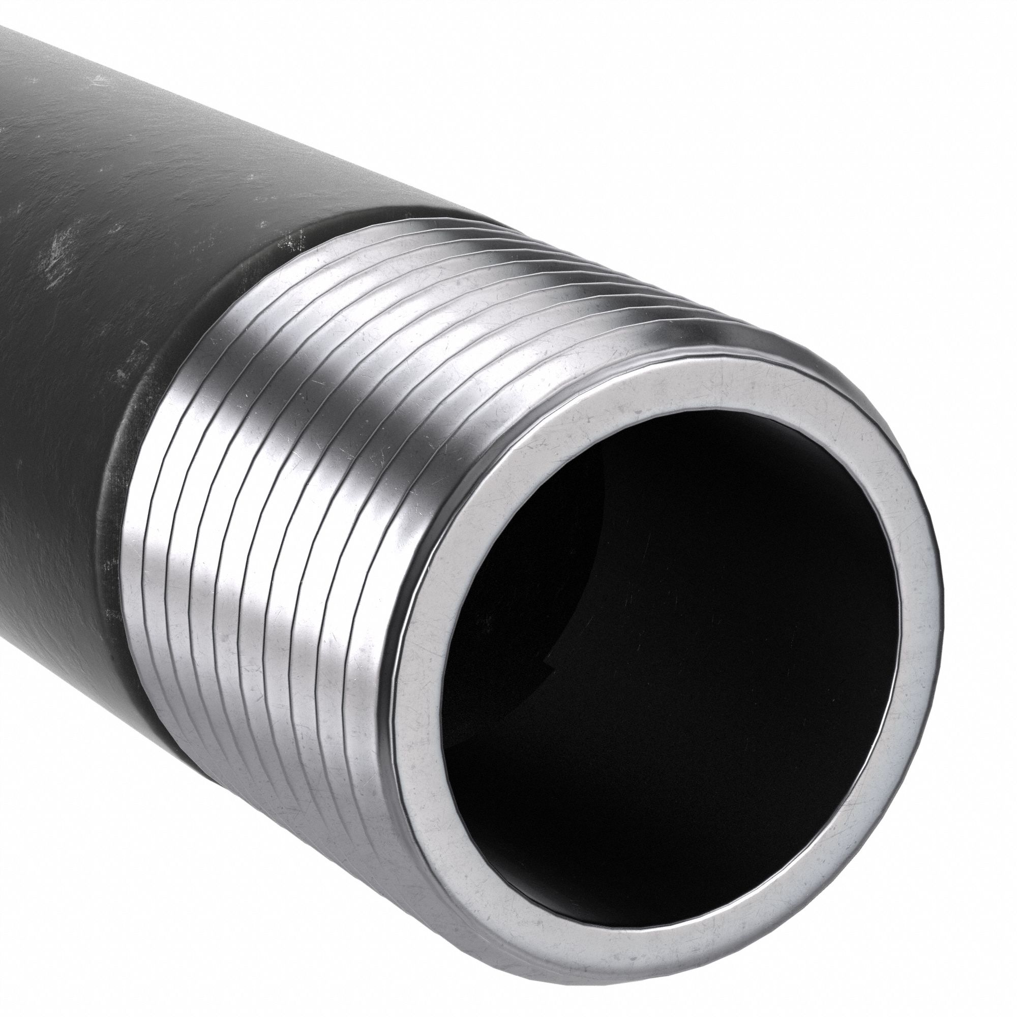 PIPE: BLACK STEEL, 1¼ IN NOMINAL PIPE SIZE, 5 FT L, BOTH ENDS THREADED, SCHEDULE 40, WELDED