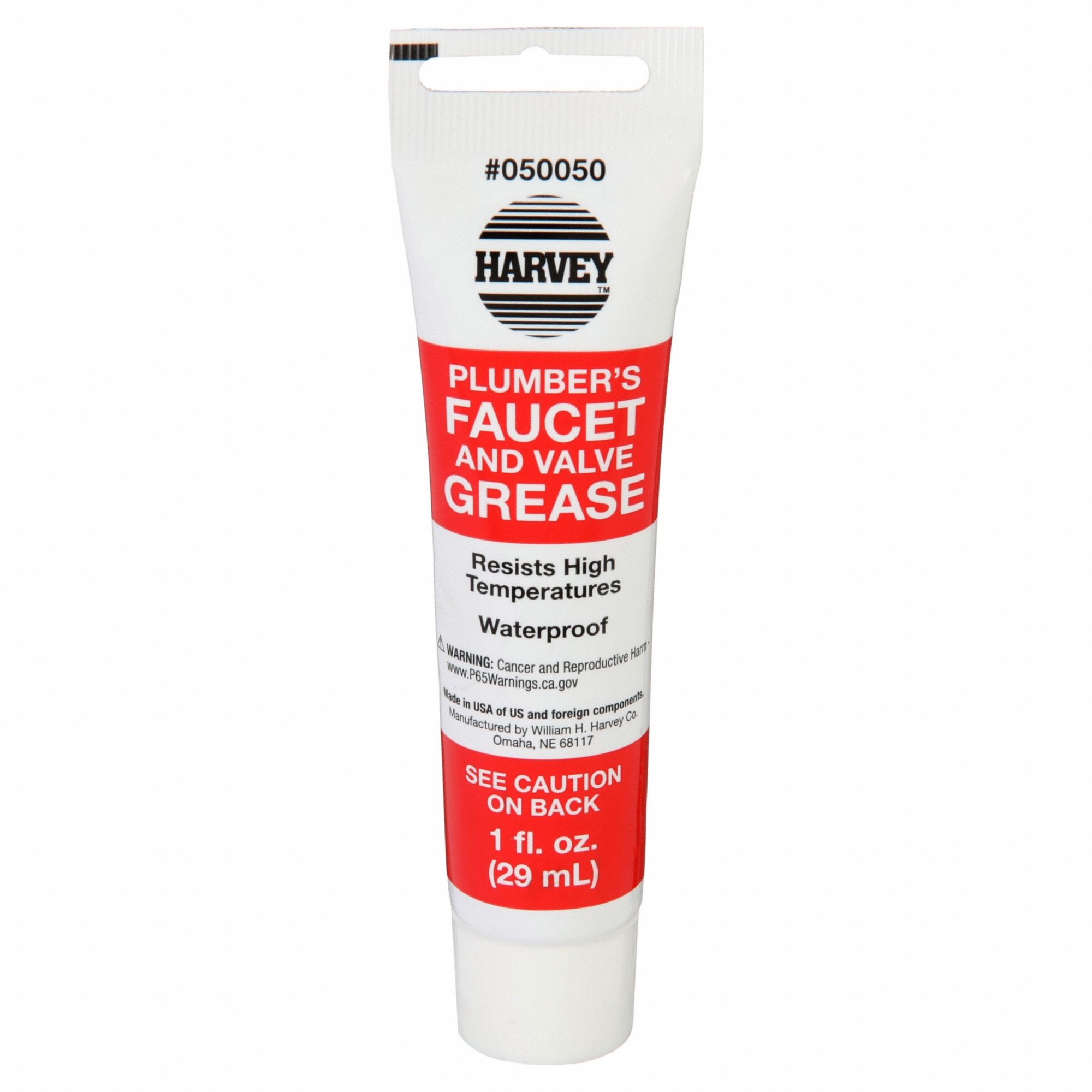 HARVEY, Plumber's Faucet and Valve Grease, 1 oz, Plumbing Grease