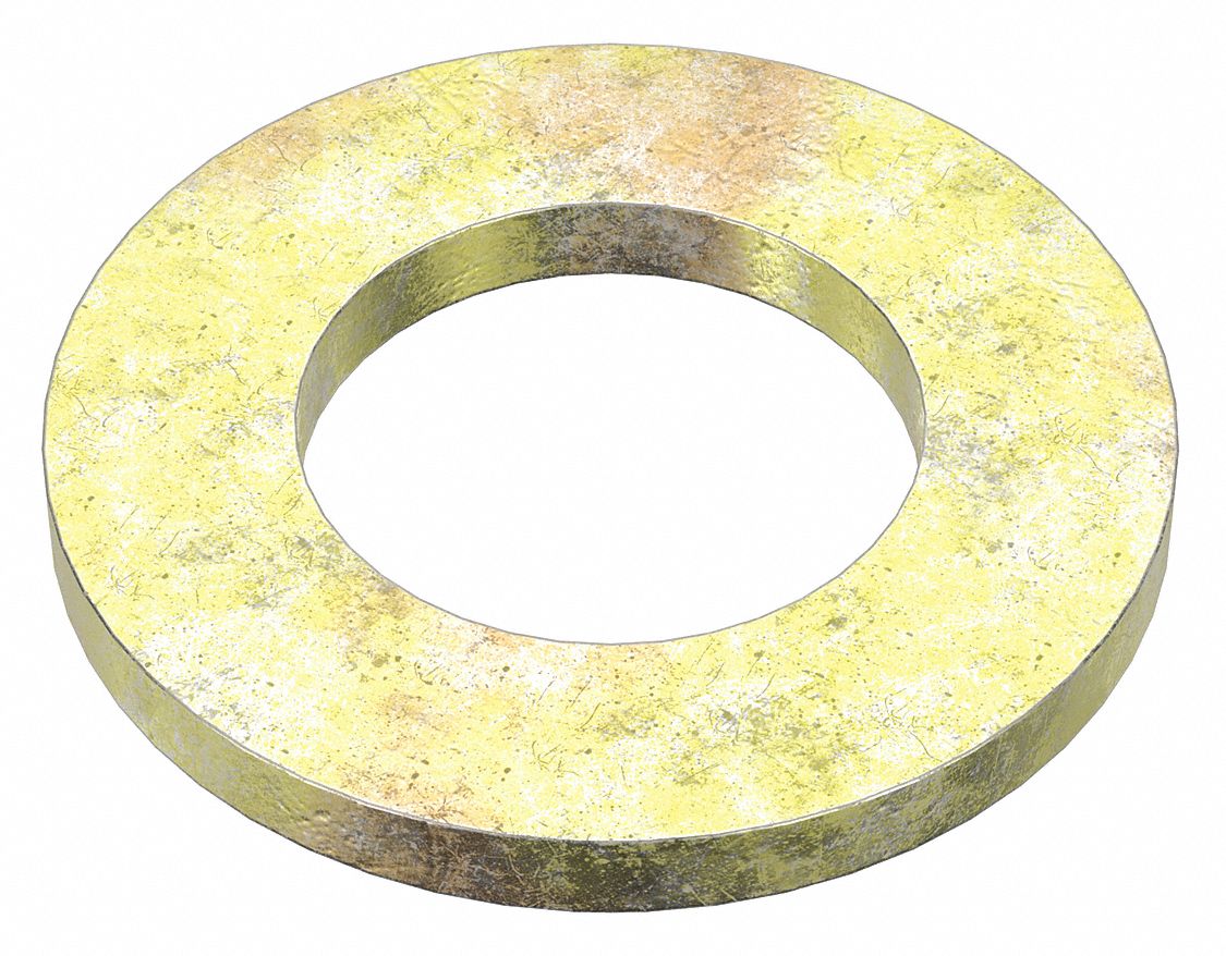 RONDELLE PLATE, P/VIS M30, ACIER, CÉMENTÉ DURCI, ZINC JAUNE, DIA 31MM, 10 PQ