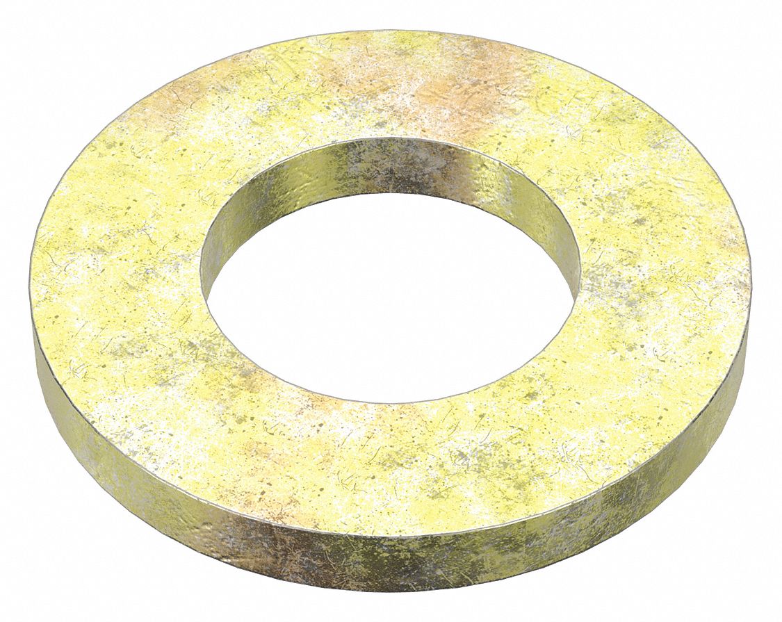 RONDELLE PLATE, P/VIS M10, ACIER, ZINC JAUNE, DIA 10,5MM, 100 PQ
