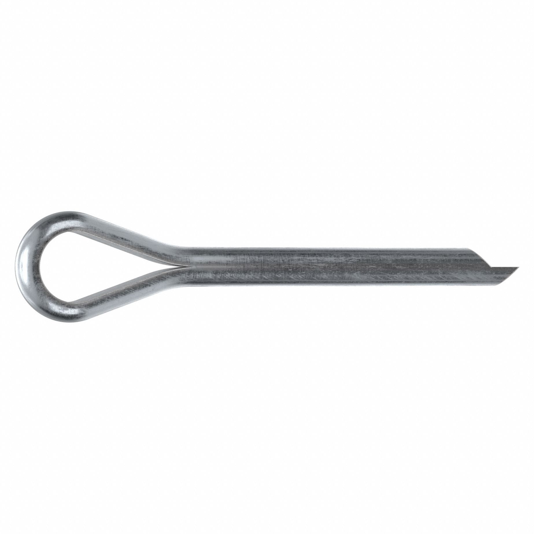 COTTER PIN, 0.094 IN DIA, ¾ IN L, EXTENDED PRONG, INCH, 3/32 IN DIA, STEEL, 1,000 PK