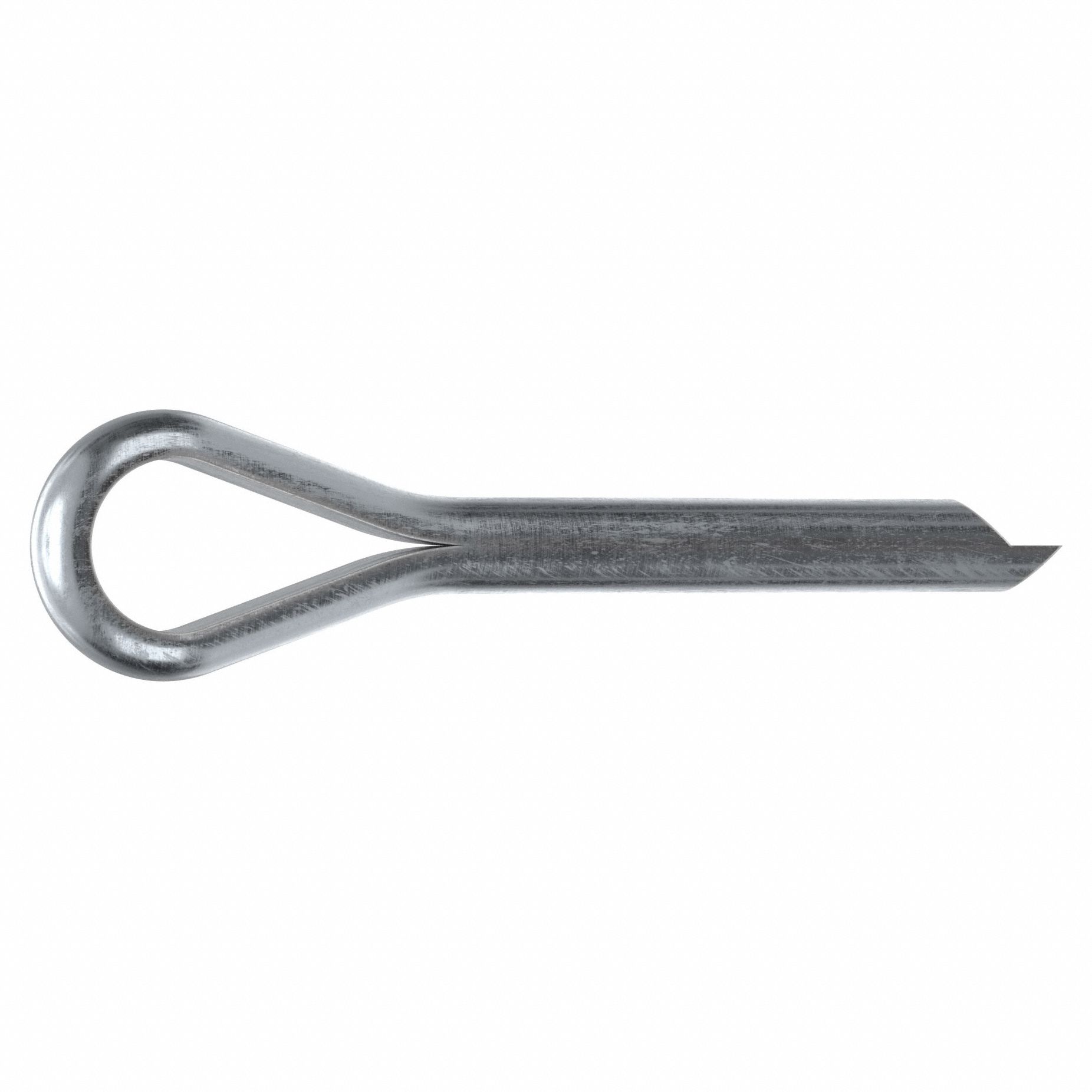 Cotter Pin, 1/8 in dia, 33/40 in L, PK1000: Extended Prong, Inch, 1/8 in Pin Dia, Steel, 1008, 1, 000 PK
