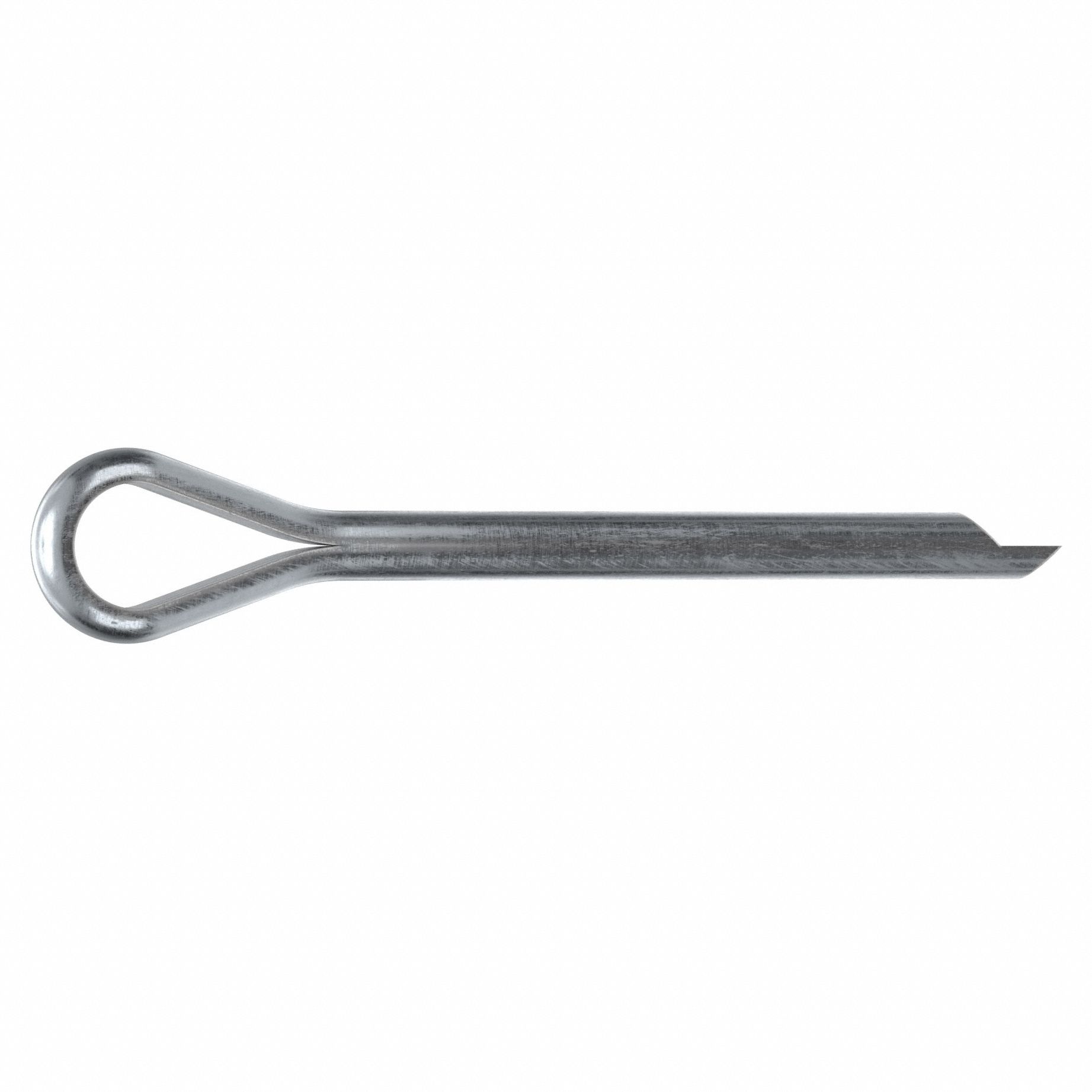 COTTER PIN, ⅛ IN DIA, 1⅜ IN L, EXTENDED PRONG, INCH, ⅛ IN DIA, STEEL, 1008, 100 PK