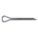COTTER PIN, ⅛ IN DIA, 1¼ IN L, EXTENDED PRONG, INCH, ⅛ IN DIA, STEEL, 1008, 1,000 PK