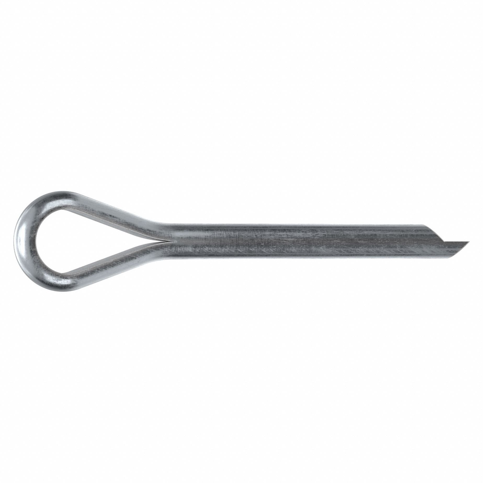 Cotter Pin, 5/32 in dia, 1.25 in L, PK500: Extended Prong, Inch, 5/32 in Pin Dia, Steel, 1008, 500 PK