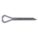 COTTER PIN, 3/16 IN DIA, 1 13/20IN L, EXTENDED PRONG, INCH, STEEL, 1008, 250 PK