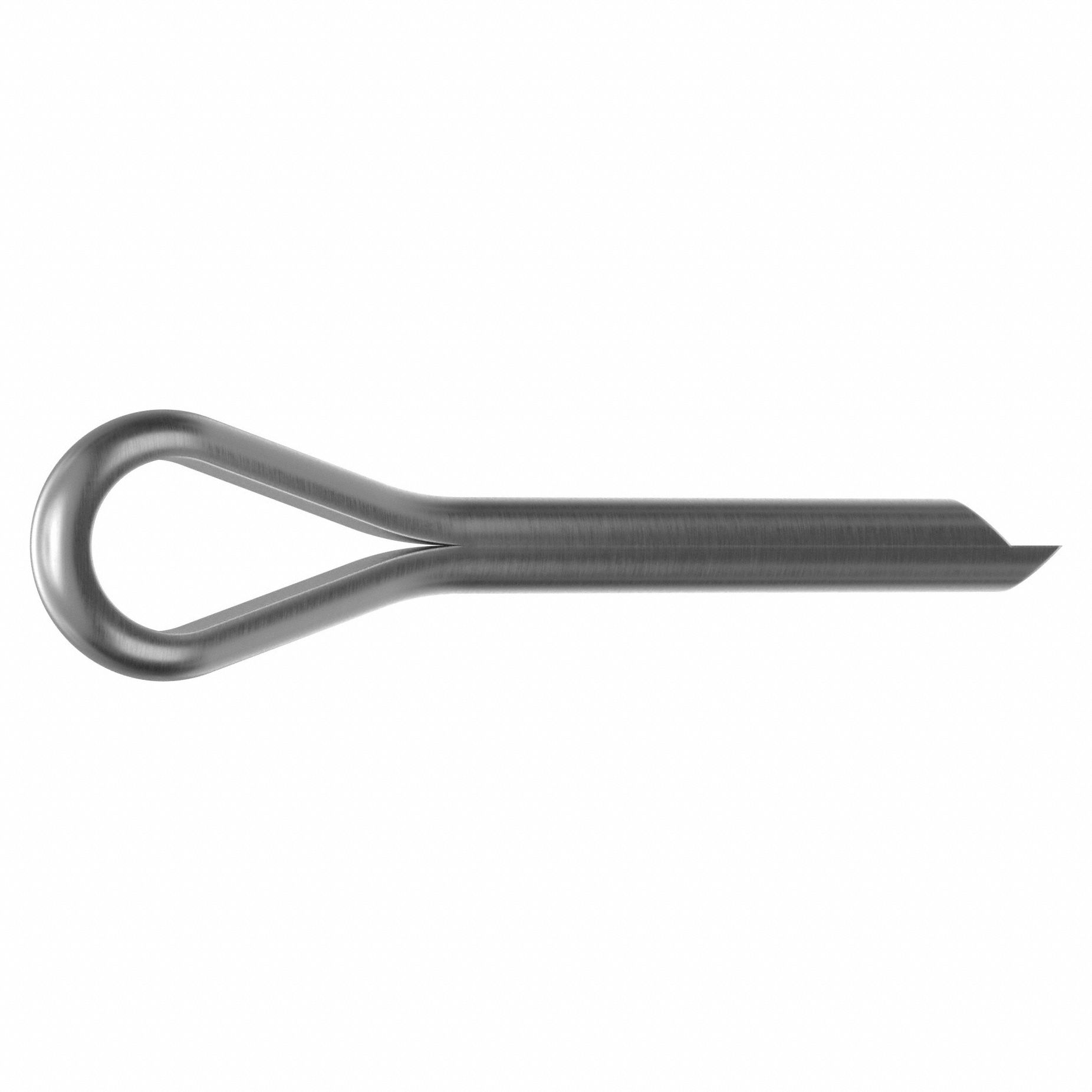 Cotter Pin, 1/8 in dia, 33/40 in L, PK100: Extended Prong, Inch, 1/8 in Pin Dia, 18-8, Plain, 100 PK