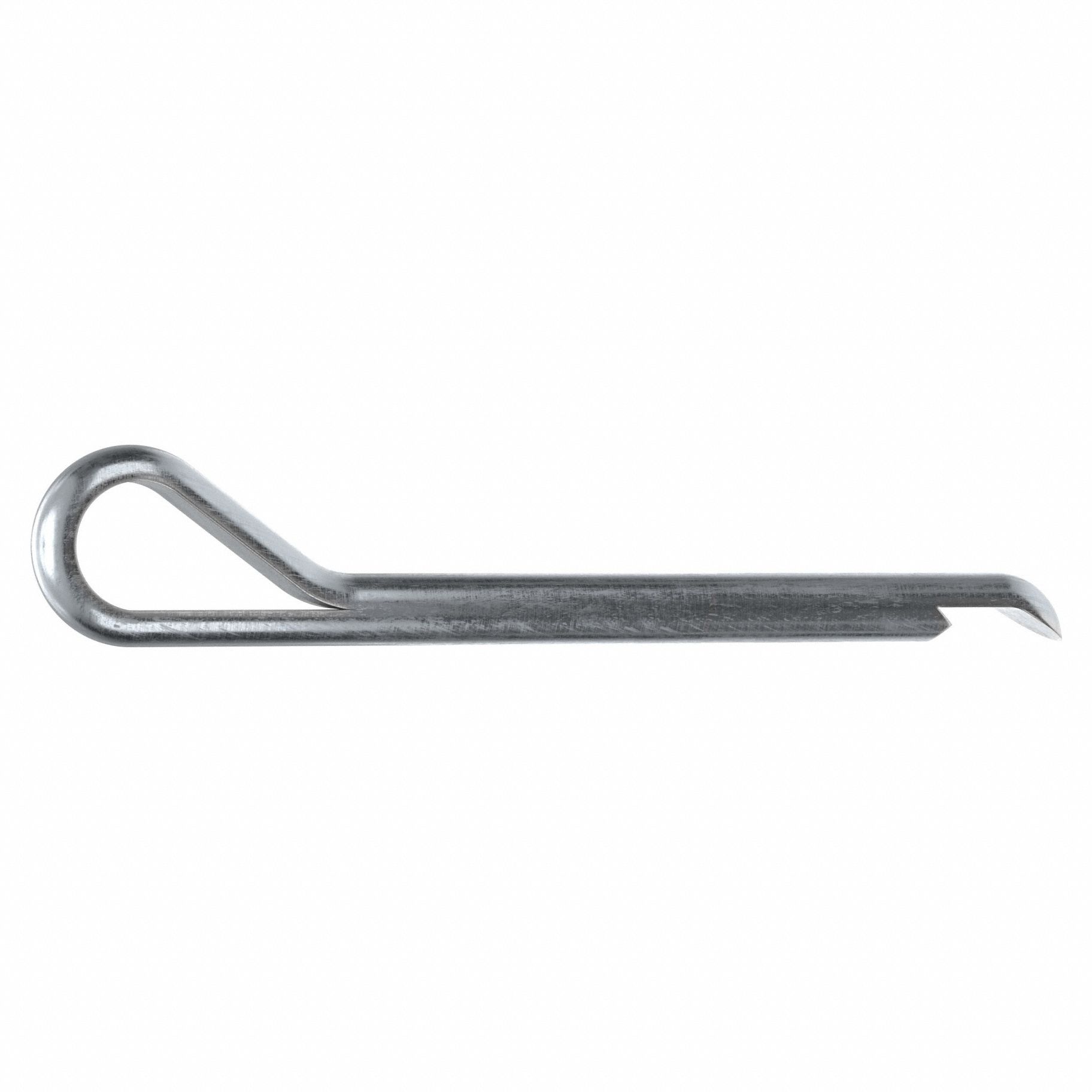 COTTER PIN, 3/32 IN DIAMETER, 2 IN L, EXTENDED PRONG, INCH, 2 IN SHANK L, 50 PK