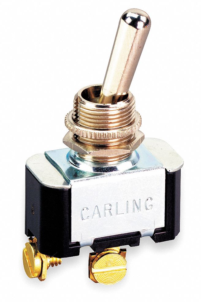 TOGGLE SWITCH, 3 POSITION, 3 CONNECTIONS, SPDT, SCREW TERMINALS CONNECTION