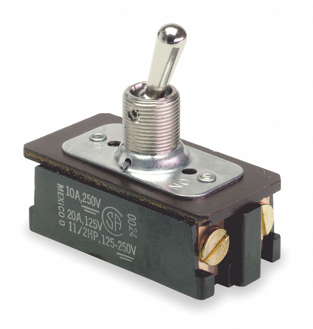 TOGGLE SWITCH, 3 POSITION, 4 CONNECTIONS, DPST, SCREW TERMINALS CONNECTION