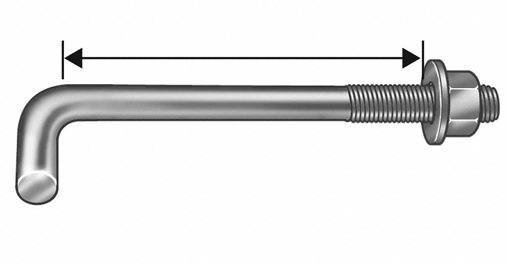 4" Anchor Bolts Grainger Industrial Supply